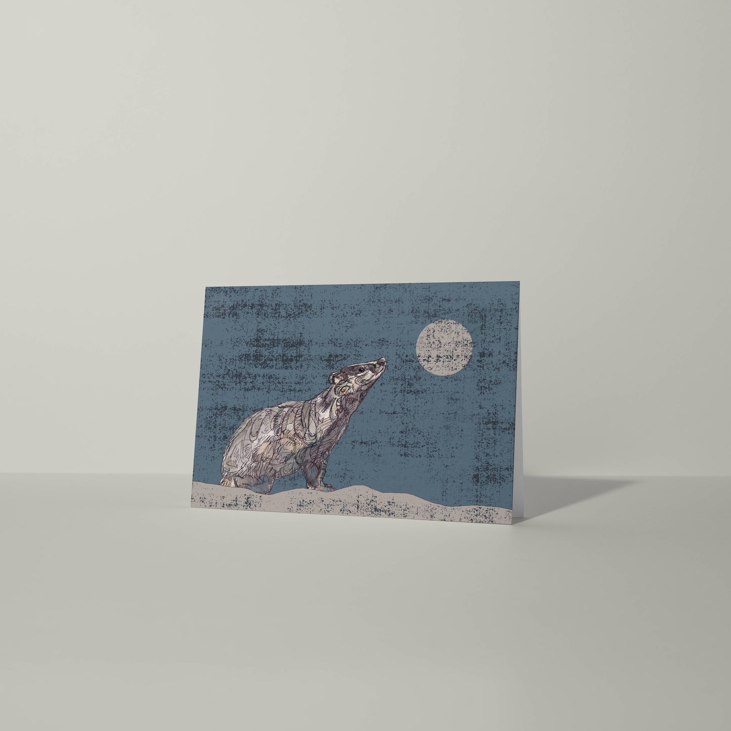The Badger and The Moon in Blue
