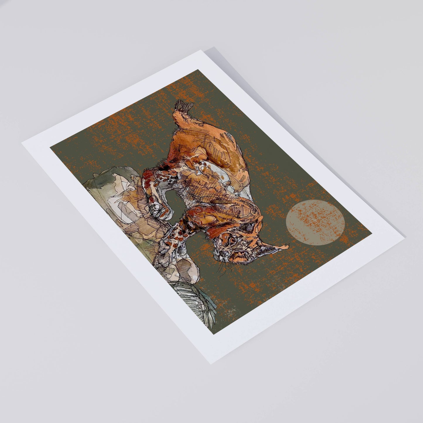 The Copper Lynx Open Edition Giclée Art Print