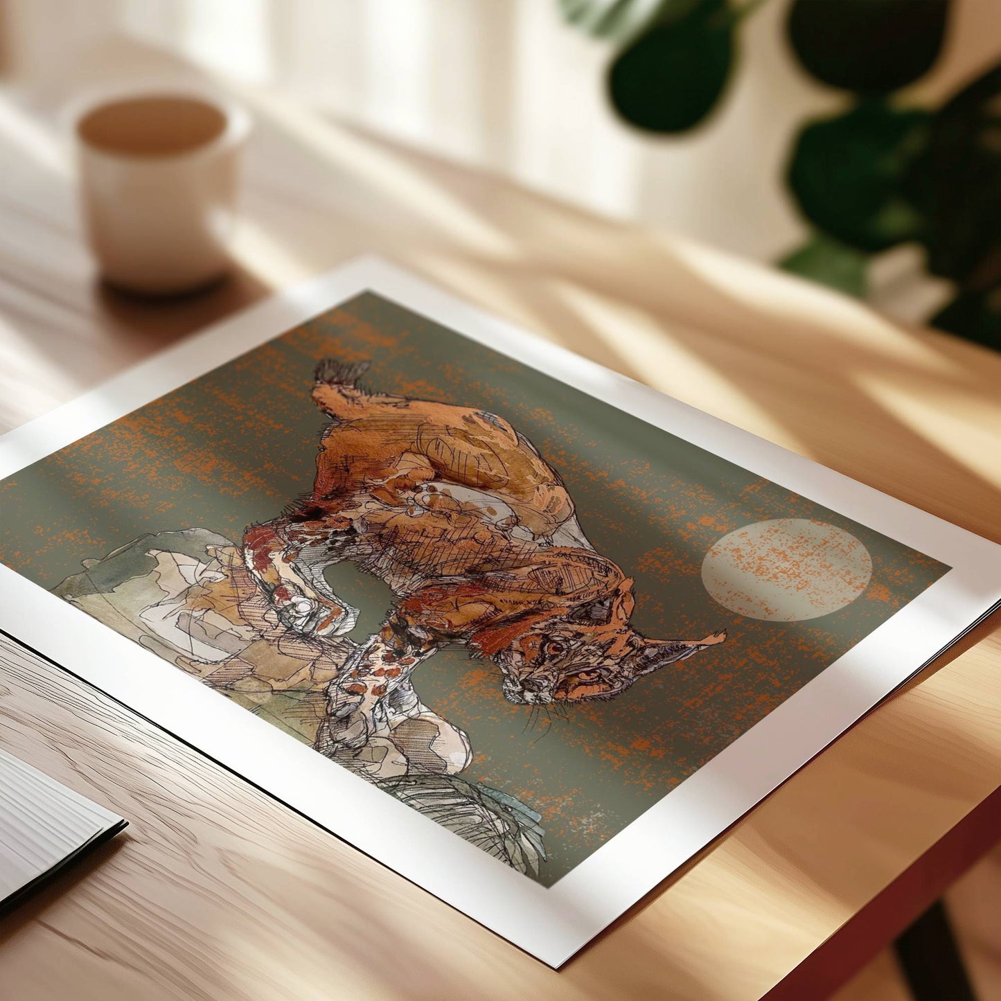 The Copper Lynx Open Edition Giclée Art Print