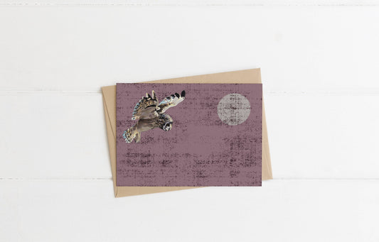 The Quartering Owl in Pink