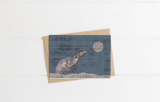 The Badger and The Moon in Blue